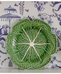 Bordallo Pinheiro Cabbage Salad Plates, Set of 4