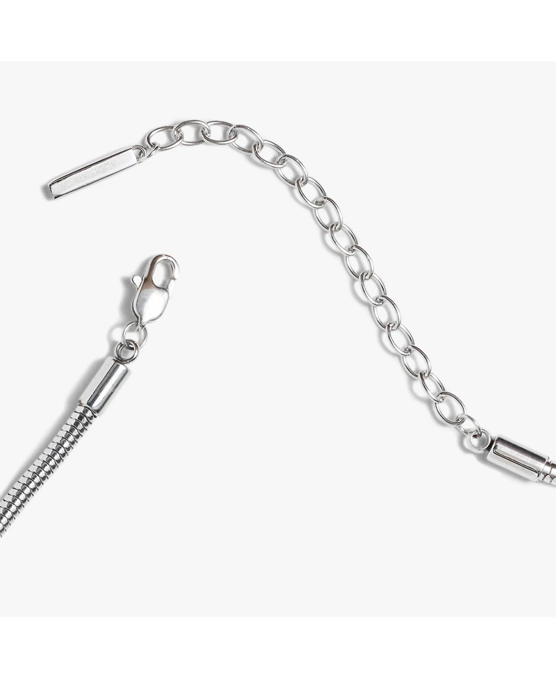 Alex and Ani Round Herringbone Charm Layering Necklace