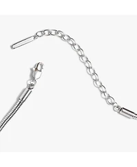 Alex and Ani Round Herringbone Charm Layering Necklace