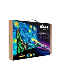 Wise Elk Okto Sensory Art 3D Painting "Starry Night" – 11.8" x 15.7" Canvas Kit