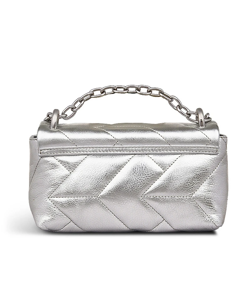 Radley London Mill Bay Xl Quilt Metallic Flap Over Crossbody Bag