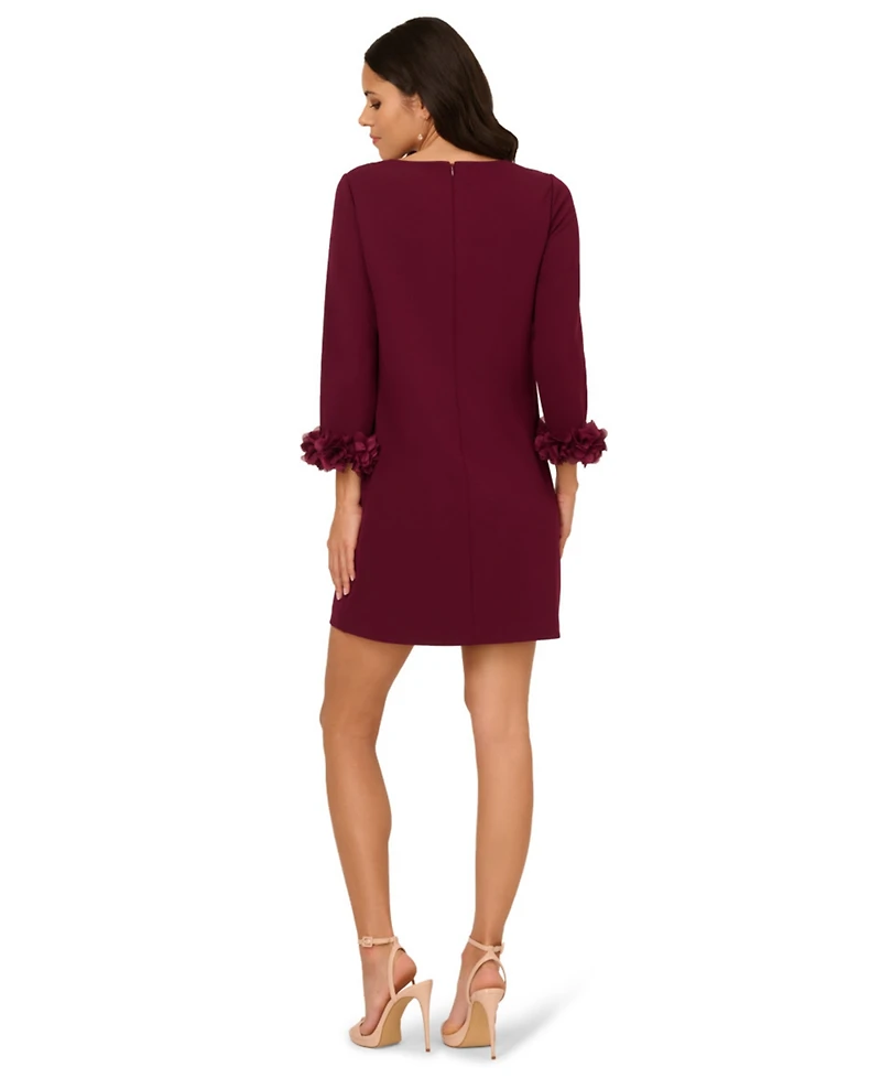 Adrianna Papell Women's 3/4-Sleeve Shift Dress