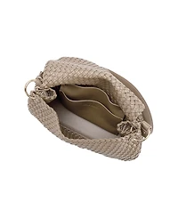 Melie Bianco Natalia Woven Large Shoulder Bag