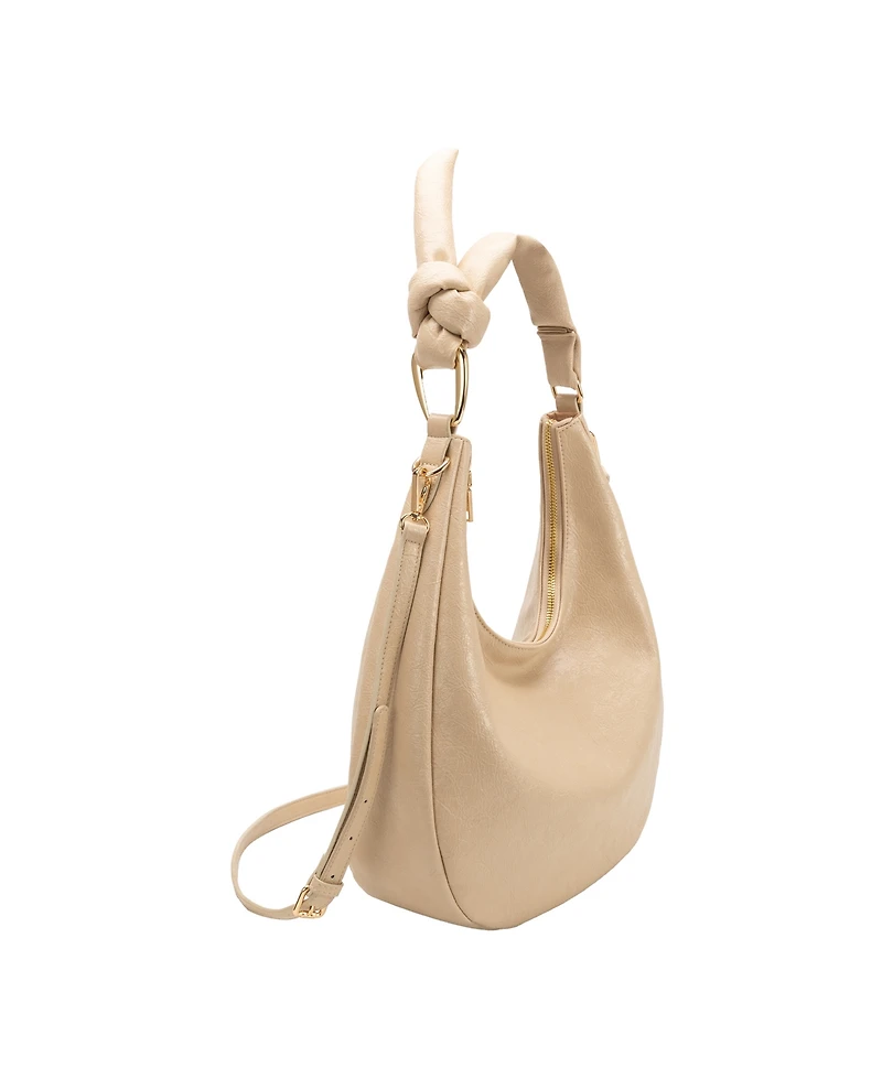 Melie Bianco Lilie Crinkle Medium Shoulder Bag