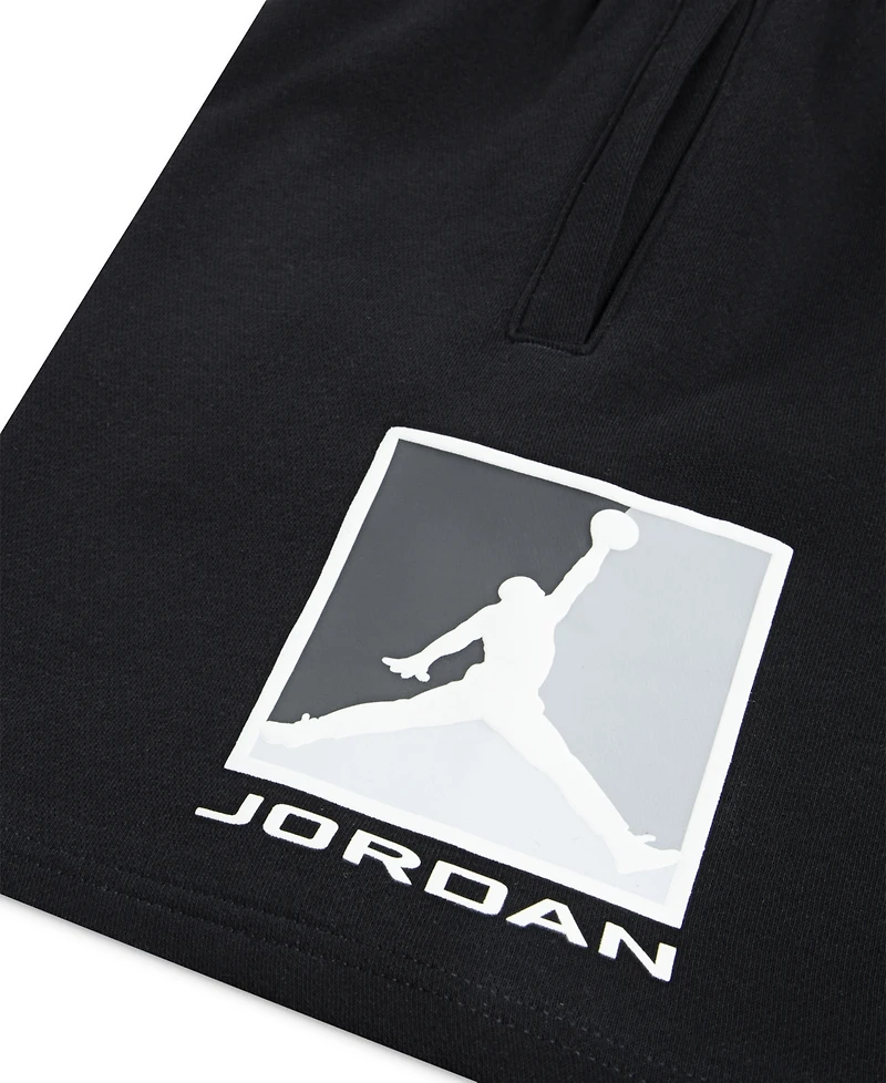 Jordan Big Boys Essentials Boxed Logo Fleece Shorts