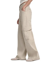 Dkny Jeans Women's High Rise Cotton Cargo