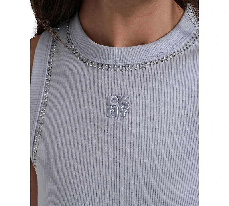 Dkny Jeans Women's Studded Crewneck Tank