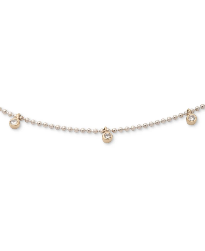 Lauren Ralph Lauren Cubic Zirconia Sterling Silver Flex Bracelet