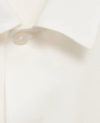 Mango Men's Pockets Linen Overshirt