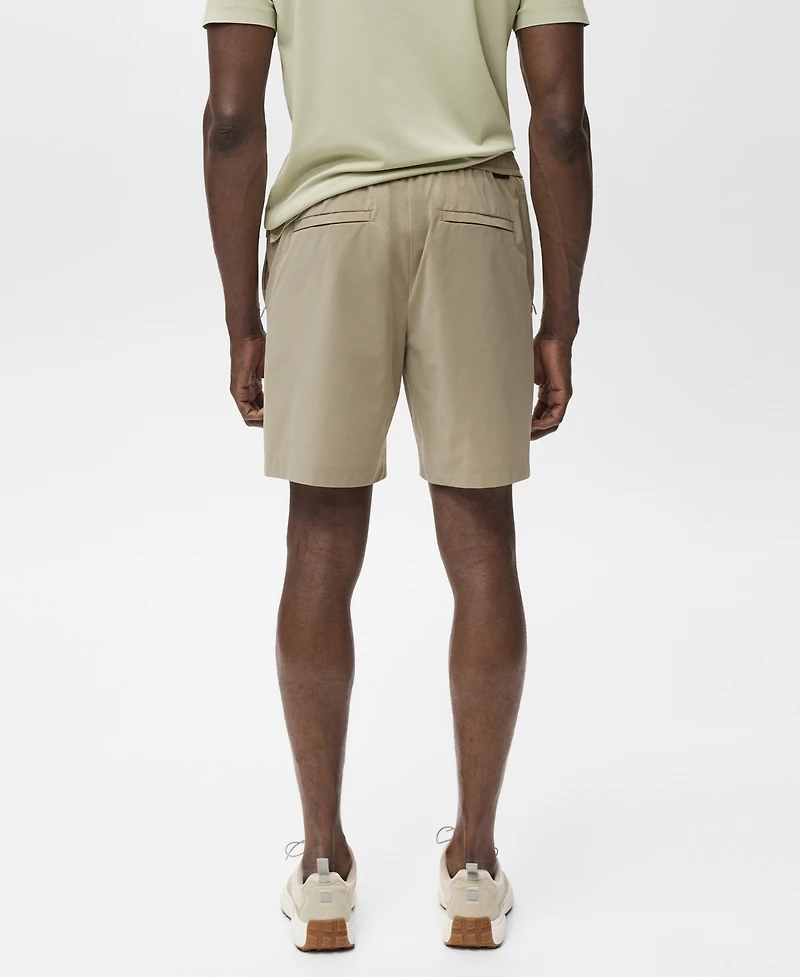 Mango Men's Water-Repellent Bermuda Shorts