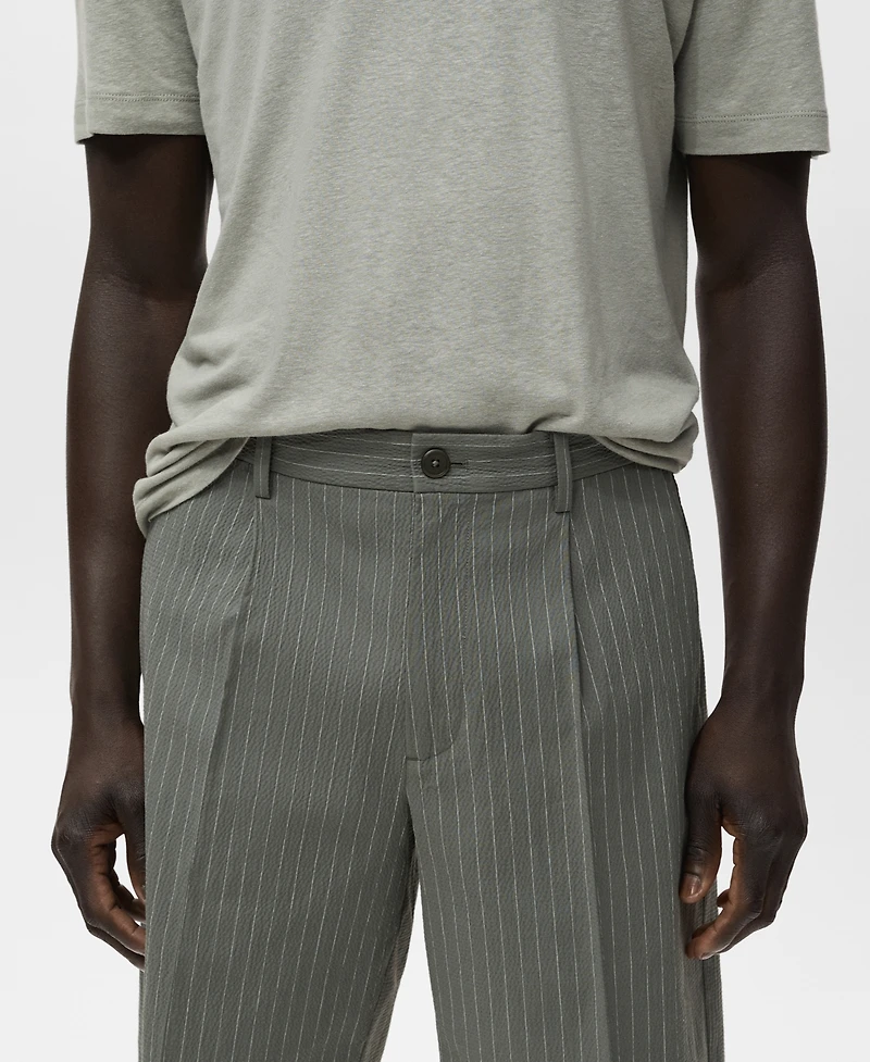 Mango Men's Slim-Fit Chino Cotton Bermuda Shorts
