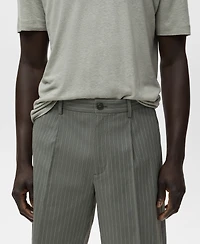 Mango Men's Slim-Fit Chino Cotton Bermuda Shorts