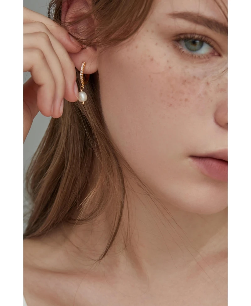 Layla Pearl Drop Earrings For Women