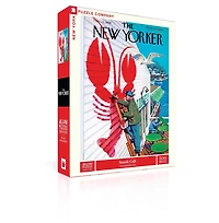 New York Puzzle Company Seaside Cafe 500 Piece Puzzle