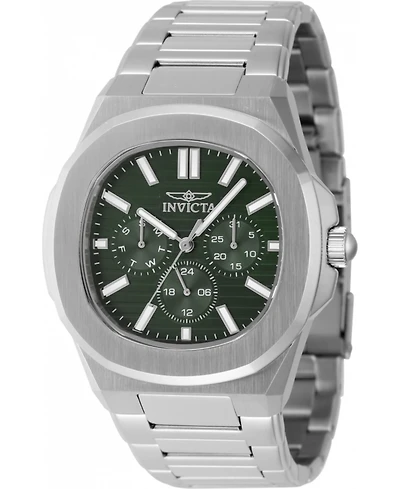 Invicta Men's 48329 Speedway Quartz 3 Hand Green Dial Watch