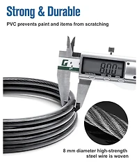 Bike Lock, Extra Long Straight Cable Lock 6ft with Resettable Combination, Unique Male Narrow Designed to Especially Suitable for Kayak, Scooter and P