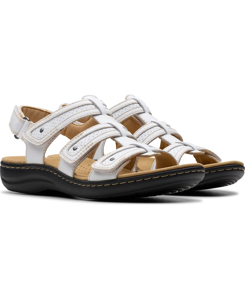 Clarks Women's Collection Laurieann Ivy Rip Tape Sandals