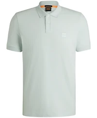 Boss by Hugo Men's Slim-Fit Stretch-Cotton Logo Patch Polo Shirt