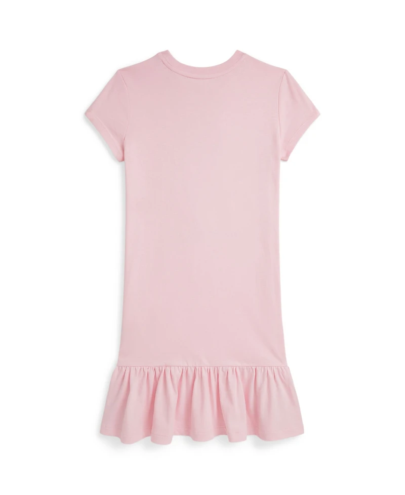 Polo Ralph Lauren Big Girls Bear Cotton Jersey Dress