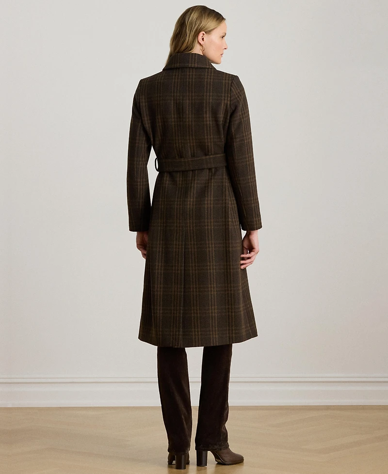 Lauren Ralph Women's Belted Single-Breasted Wool Coat
