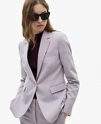 Mango Women's Fitted Suit Jacket