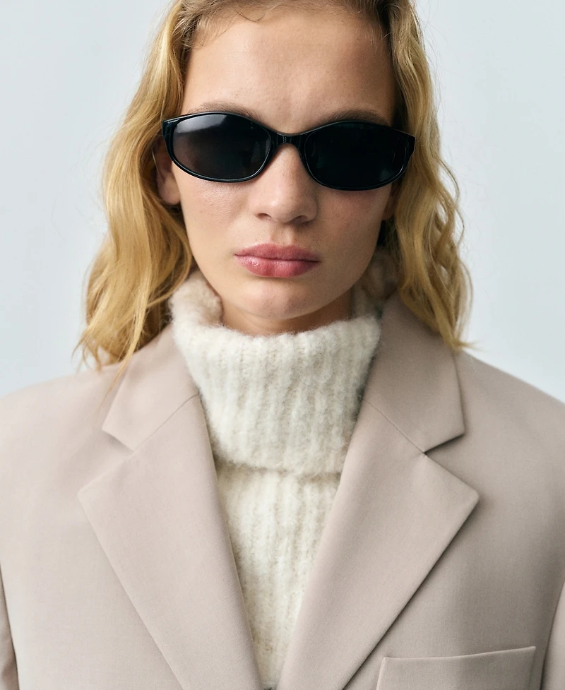 Mango Women's Structured Straight-Fit Jacket