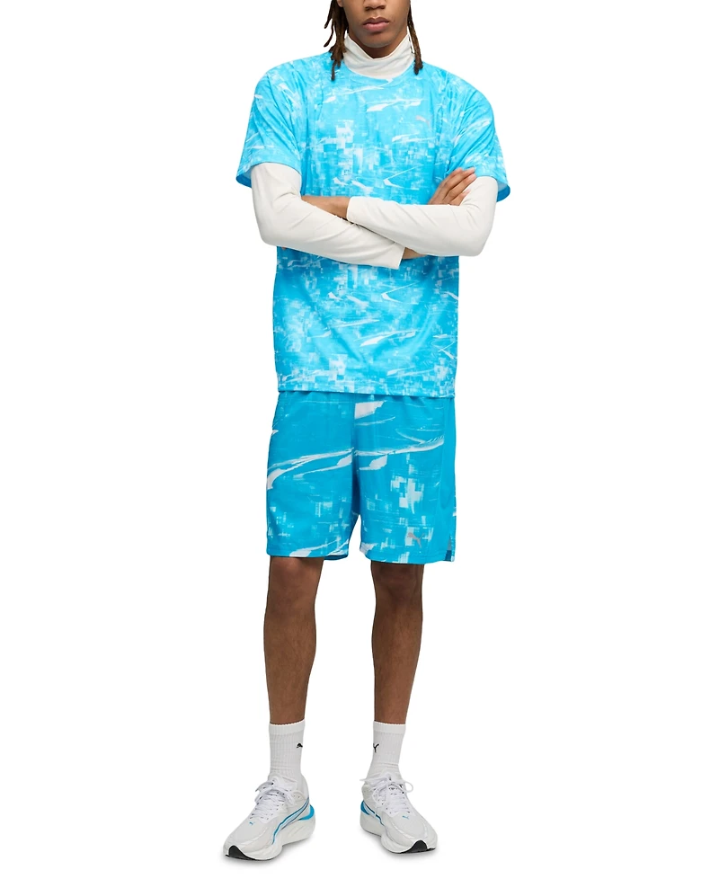 Puma Men's Run Velocity Printed T-Shirt