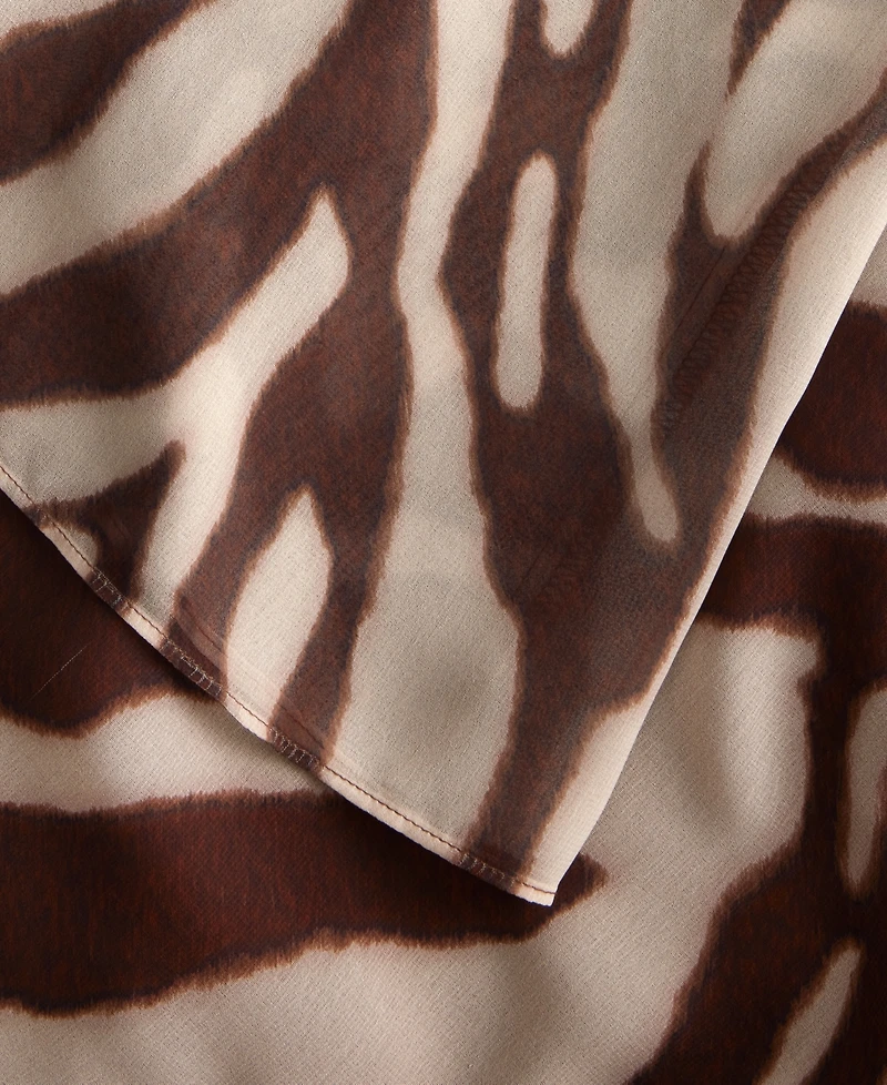 Alex & Sophia Juniors' Zebra-Print Mini Dress