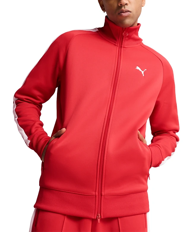 Puma Mens Fleece Sweatpants Logo T Shirt Fleece Zip Front Track