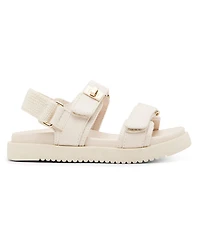 Steve Madden Toddler and Little Girls T-Mona Footbed Sandals