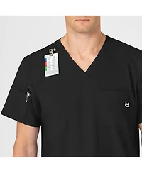 Wink Men's W123 V-Neck Scrub Top