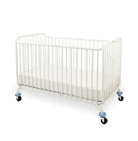 L.a. Baby Full Size Metal Holiday Folding Crib