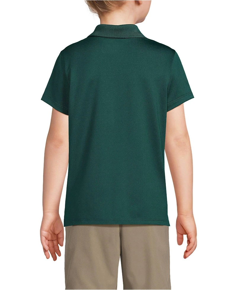 Lands' End Girls Short Sleeve Feminine Fit Rapid Dry Polo Shirt