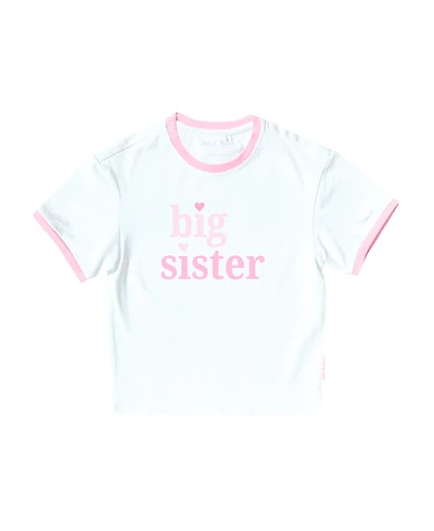 Bits & Bows Toddler Girls Sister Crewneck T-Shirt