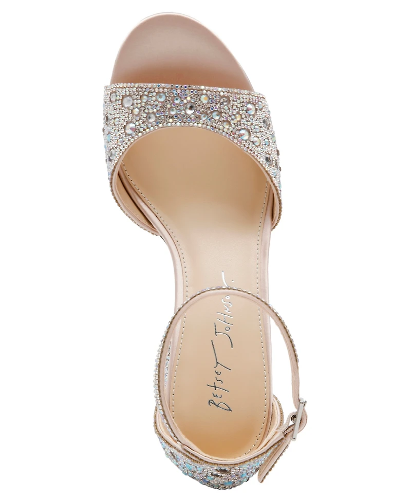 Betsey Johnson Women's Kami Block Heel Dress Sandals