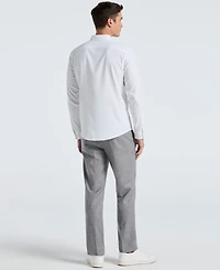 Perry Ellis Portfolio Men's Modern Fit Sharkskin Dress Pants