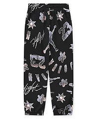 Jordan Big Girls 23 Throwback Graphic Logo Fleece Pants