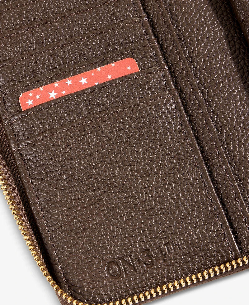 On 34th Angii Solid Zip-Around Wallet, Macy's Exclusive