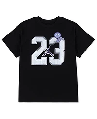 Jordan Big Girls Blue Jeans and Bling T-Shirt