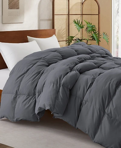 Unikome All Season White Goose Down Fiber Comforter