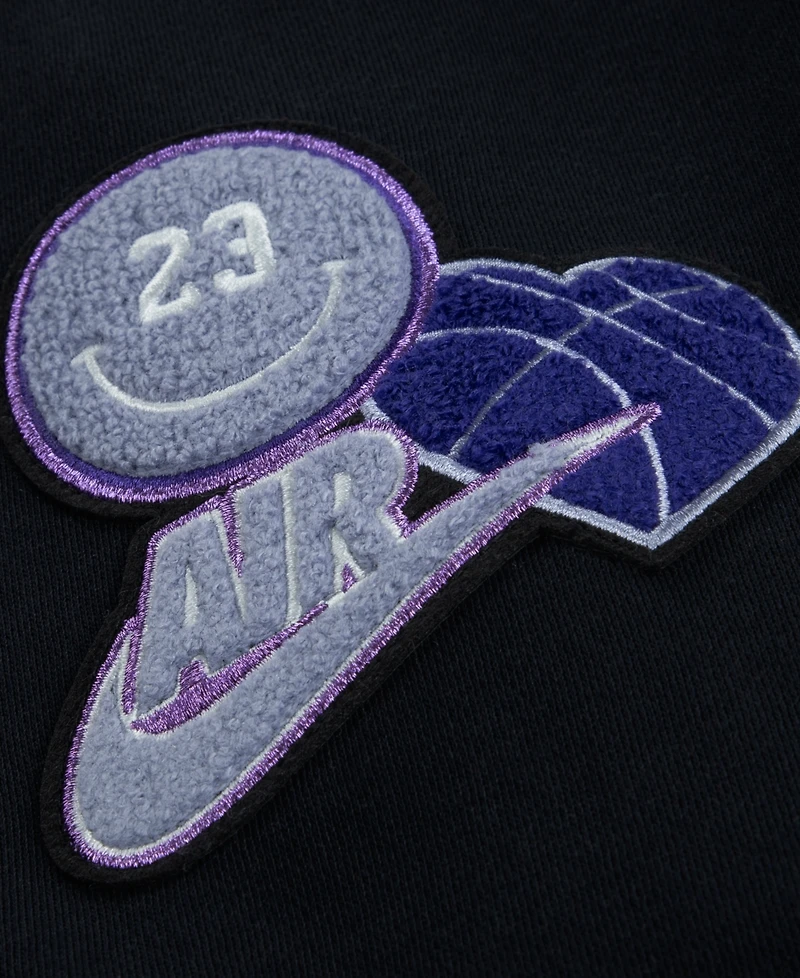 Jordan Big Girls Blue Jeans and Bling Pullover Hoodie