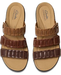 Clarks Collection Women's Laurieann Hope Slip-On Flat Sandals