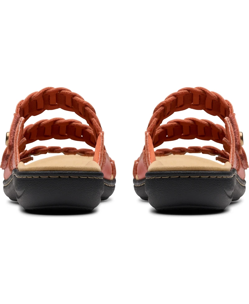 Clarks Collection Women's Laurieann Hope Slip-On Flat Sandals