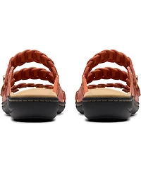 Clarks Collection Women's Laurieann Hope Slip-On Flat Sandals