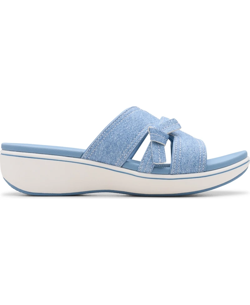 Clarks Cloudsteppers Women's Breeze Rae Mia Slip-On Flat Sandals