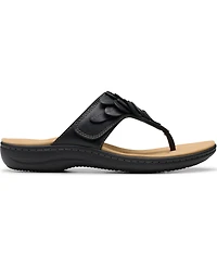 Clarks Collection Women's Laurieann Palm Flip-Flop Sandals