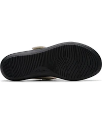Clarks Collection Women's Laurieann Palm Flip-Flop Sandals