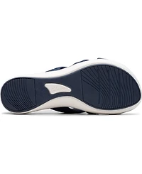 Clarks Cloudsteppers Women's Breeze Rae Cam Slip-On Flat Sandals
