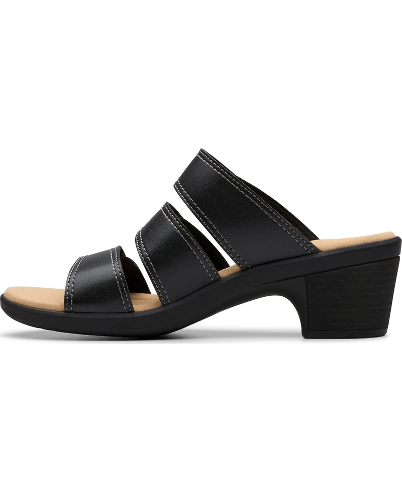 Clarks Collection Women's Emily2 Adella Block Heel Sandals
