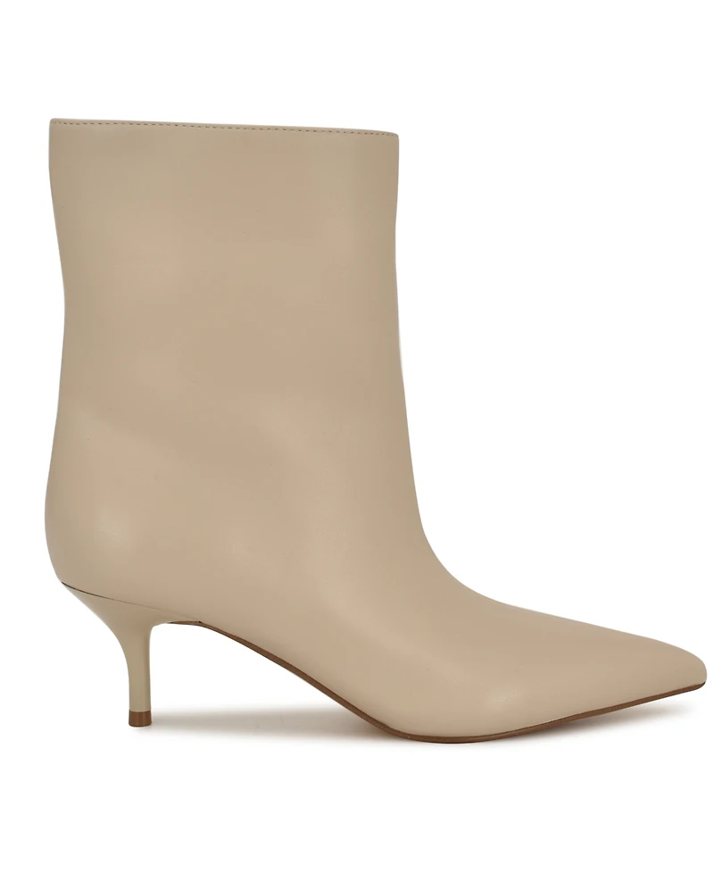 Nine West Women's Charma Kitten Heel High Ankle Booties